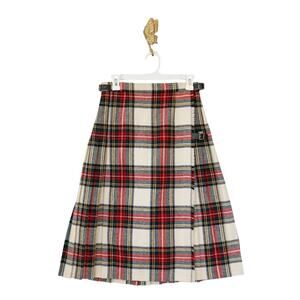 VTG James Dalgliesh UK Women New Wool Tartan Plaid Kilt Skirt 14 Academia Preppy